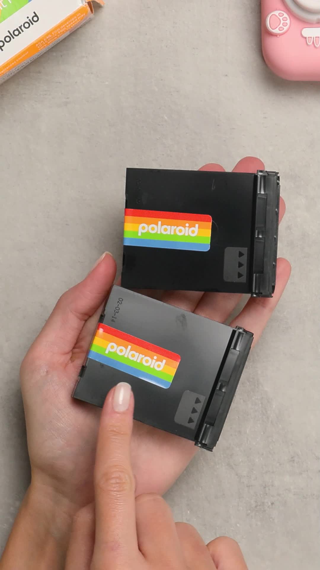 専用 Polaroid Go Color Film Double Pack Polaroid Go Color Film Double Pack - Black Frame x5